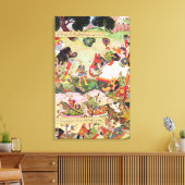 Slag tussen de krachten van Perzië en Turkije Canvas Afdruk (Insitu (Woonkamer))