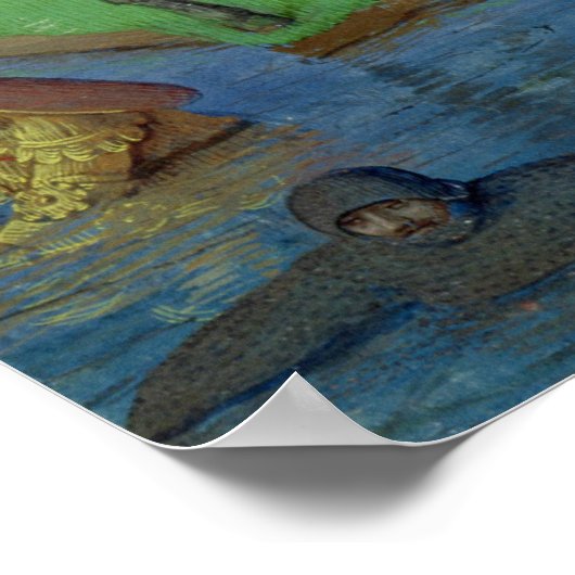 Slag tussen de Maccabees en de Bacchides Poster (Hoek)