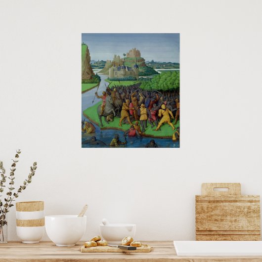 Slag tussen de Maccabees en de Bacchides Poster (Keuken)