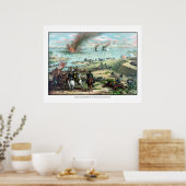 Slag tussen de monitor en Merrimac Poster (Keuken)