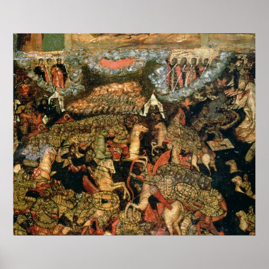 Slag tussen de Russische en de Tatar-troepen Poster (Voorkant)