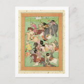 Slag tussen de troepen van Iran en Turan, illus Briefkaart (Voorkant)