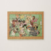 Slag tussen de troepen van Iran en Turan, illus Legpuzzel (Horizontaal)