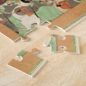 Slag tussen de troepen van Iran en Turan, illus Legpuzzel (Zijkant)