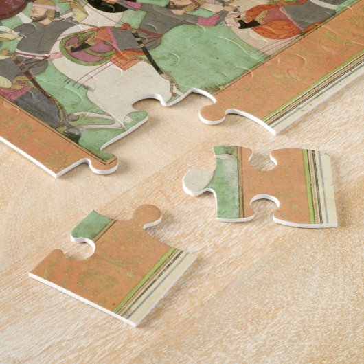 Slag tussen de troepen van Iran en Turan, illus Legpuzzel (Zijkant)