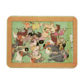 Slag tussen de troepen van Iran en Turan, illus Magneet (Horizontaal)