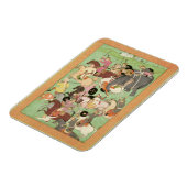 Slag tussen de troepen van Iran en Turan, illus Magneet (Linkerzijde)