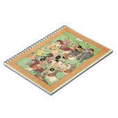 Slag tussen de troepen van Iran en Turan, illus Notitieboek (Linkerzijde)