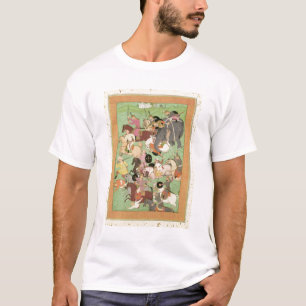 Slag tussen de troepen van Iran en Turan, illus T-shirt