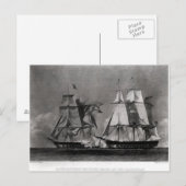 Slag tussen de Verenigde Staten en de Briefkaart (Voorkant / Achterkant)
