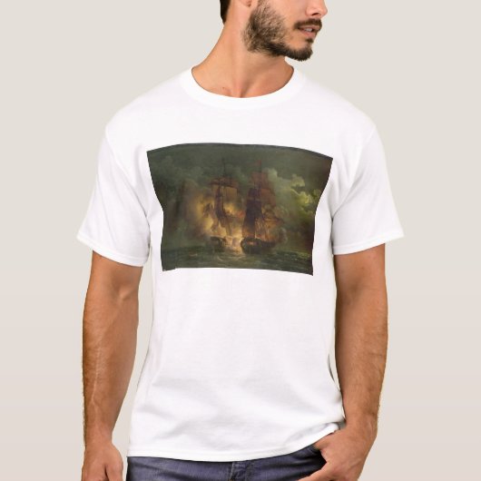 Slag tussen het Franse "Gebied" T-shirt (Voorkant)