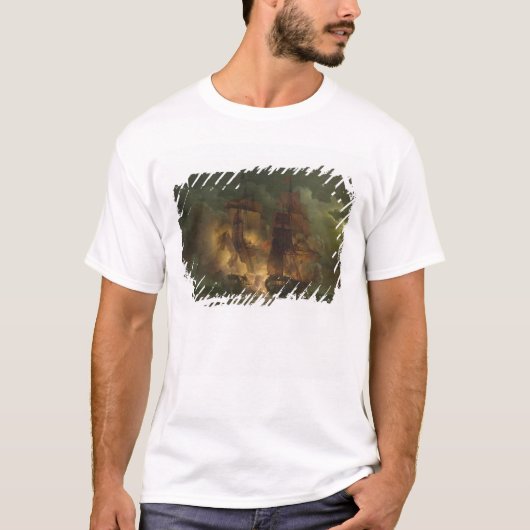 Slag tussen het Franse "Gebied" T-shirt (Voorkant)
