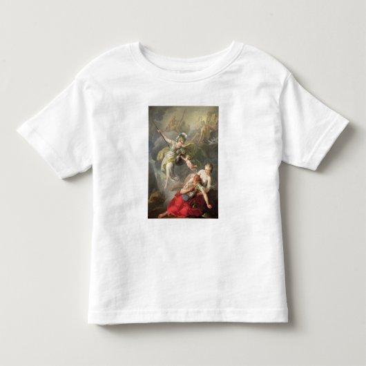 Slag tussen Minerva en Mars, 1771 Kinder Shirts (Voorkant)