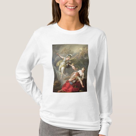 Slag tussen Minerva en Mars, 1771 T-shirt (Voorkant)