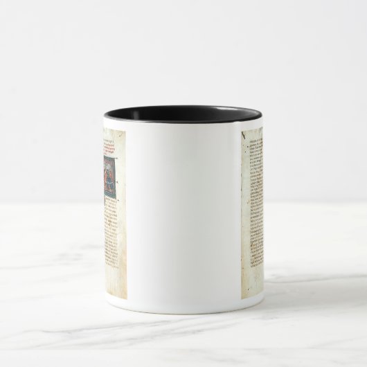 Slag tussen ridders, van 'Roman d'Artus' Mok (Midden)