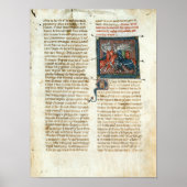 Slag tussen ridders, van Roman d'Artus Poster (Voorkant)