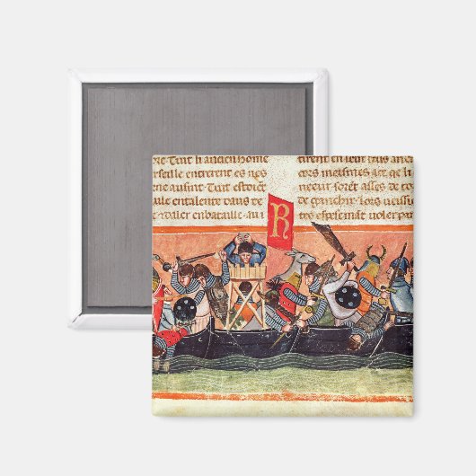 Slag tussen Romans en Gauls Magneet (Voorkant / Achterkant)