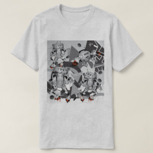 Slag van de Hiphop Robots T-shirt