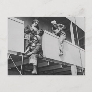 Slag van een schip verwijderen briefkaart