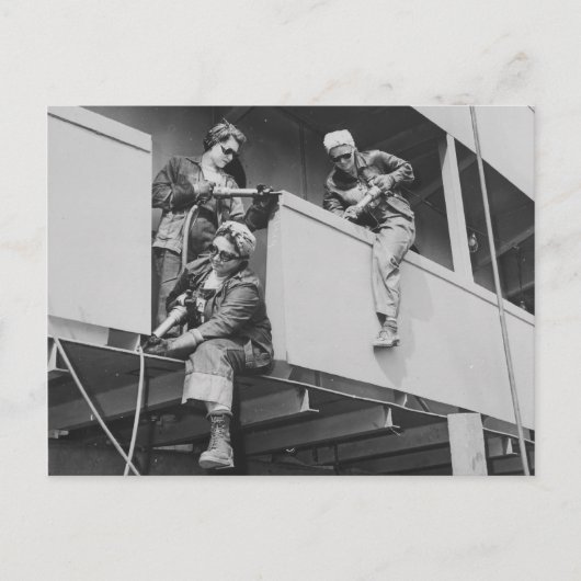 Slag van een schip verwijderen briefkaart (Voorkant)