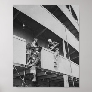 Slag van een schip verwijderen poster