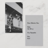 Slag van een schip verwijderen visitekaartje (Voorkant / Achterkant)