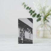 Slag van een schip verwijderen visitekaartje (Staand voorkant)