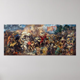 Slag van Grunwald Poster