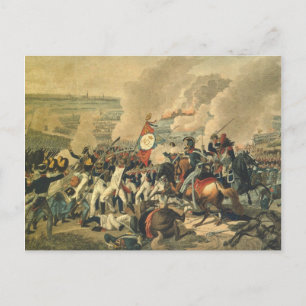Slag van Leipzig Briefkaart