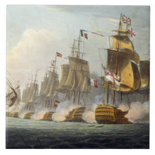 Slag van Trafalgar, 21 Oktober 1805, van ' Tegeltje