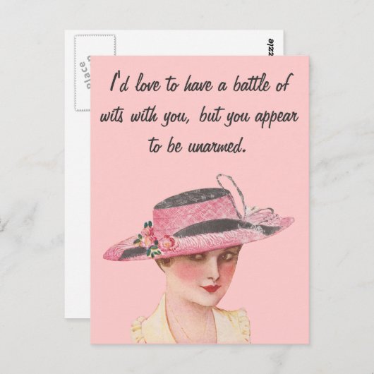 Slag van Verstand Briefkaart (Voorkant / Achterkant)