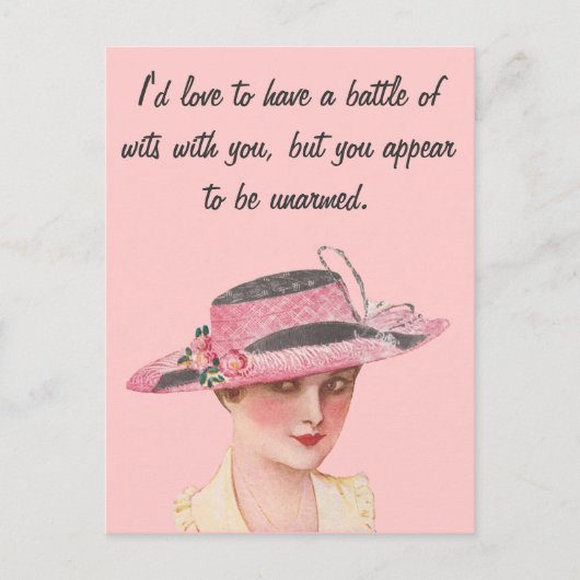 Slag van Verstand Briefkaart (Voorkant)