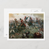 Slag van Waterloo, 18 Juni 1815, 1898 (kleur l Briefkaart (Voorkant / Achterkant)