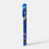 Slag voorbij de Blauwe Planeet iPhone Hoesje (Linkerkant)
