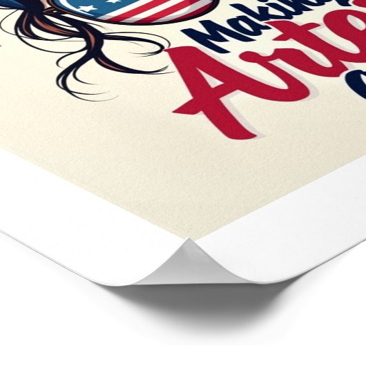 Slagaders weer geweldig maken poster (Hoek)