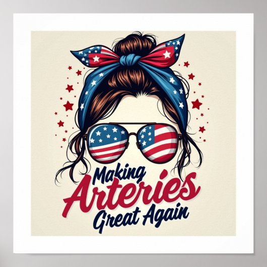 Slagaders weer geweldig maken poster (Voorkant)