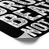 Slagbeats geen bombs Dj anti-oorlogtest Poster (Hoek)