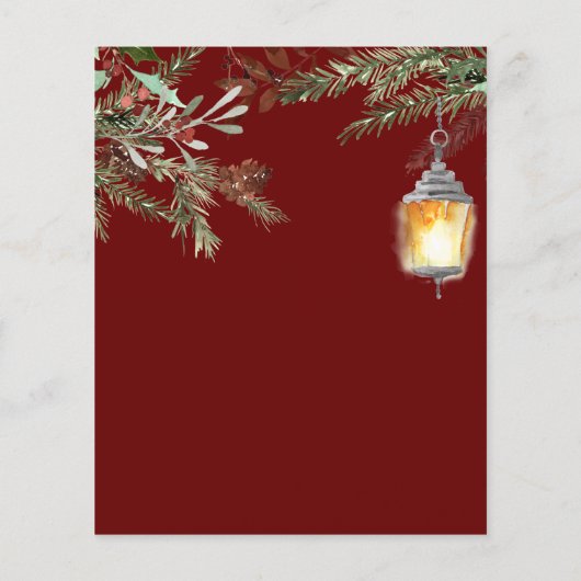 Slagbrochure kerstfeestdag flyer (Achterkant)