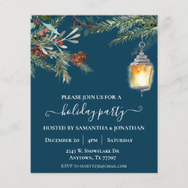 Slagbrochure kerstfeestdag flyer