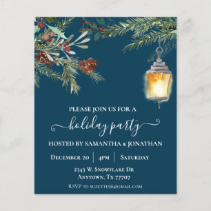 Slagbrochure kerstfeestdag flyer