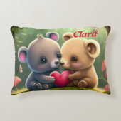 Slagdieren in liefde accent kussen (Voorkant)