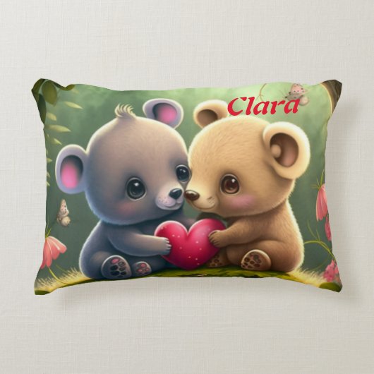 Slagdieren in liefde accent kussen (Voorkant)