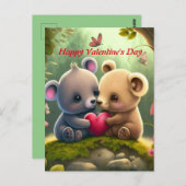 Slagdieren in liefde briefkaart (Voorkant / Achterkant)