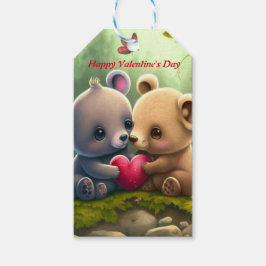 Slagdieren in liefde cadeaulabel