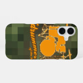 slagdrum iPhone 16 hoesje (Achterkant horizontaal)