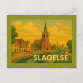 Slagelse Denmark Tower Briefkaart (Voorkant)