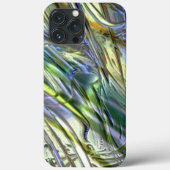 Slagen in bamboestijl, zacht parelgroen geel Case-Mate iPhone case (Achterkant)