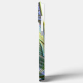 Slagen in bamboestijl, zacht parelgroen geel Case-Mate iPhone case (Achterkant / Links)