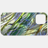 Slagen in bamboestijl, zacht parelgroen geel Case-Mate iPhone case (Achterkant (horizontaal))