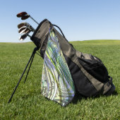 Slagen in bamboestijl, zacht parelgroen geel golfhanddoek (Groen)